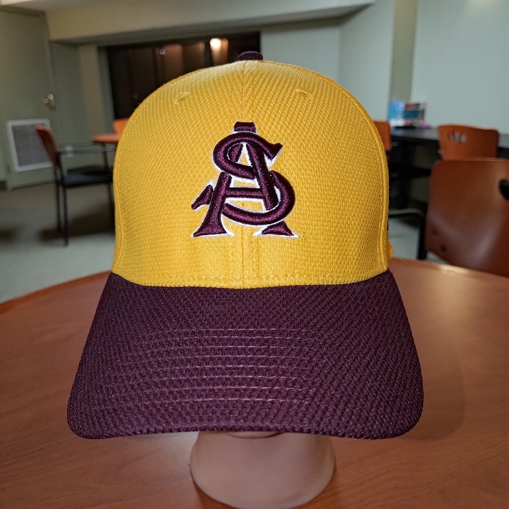 New Era 39THIRTY ASU Arizona Sun Devils Embroidered Logo Fitted Cap Hat M-L
